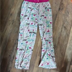 Women's Multicolor Inspirational Pajama Pants